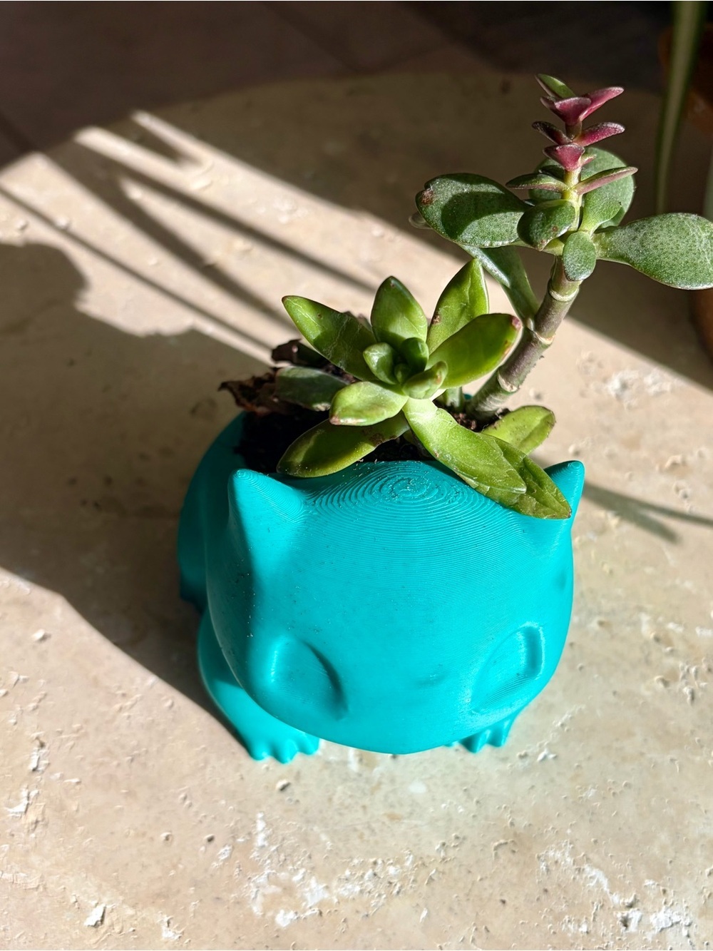 Bulbasaur Pokémon Planter Succulent Pot Cute Desk Decor Handmade - Picture 3 of 5